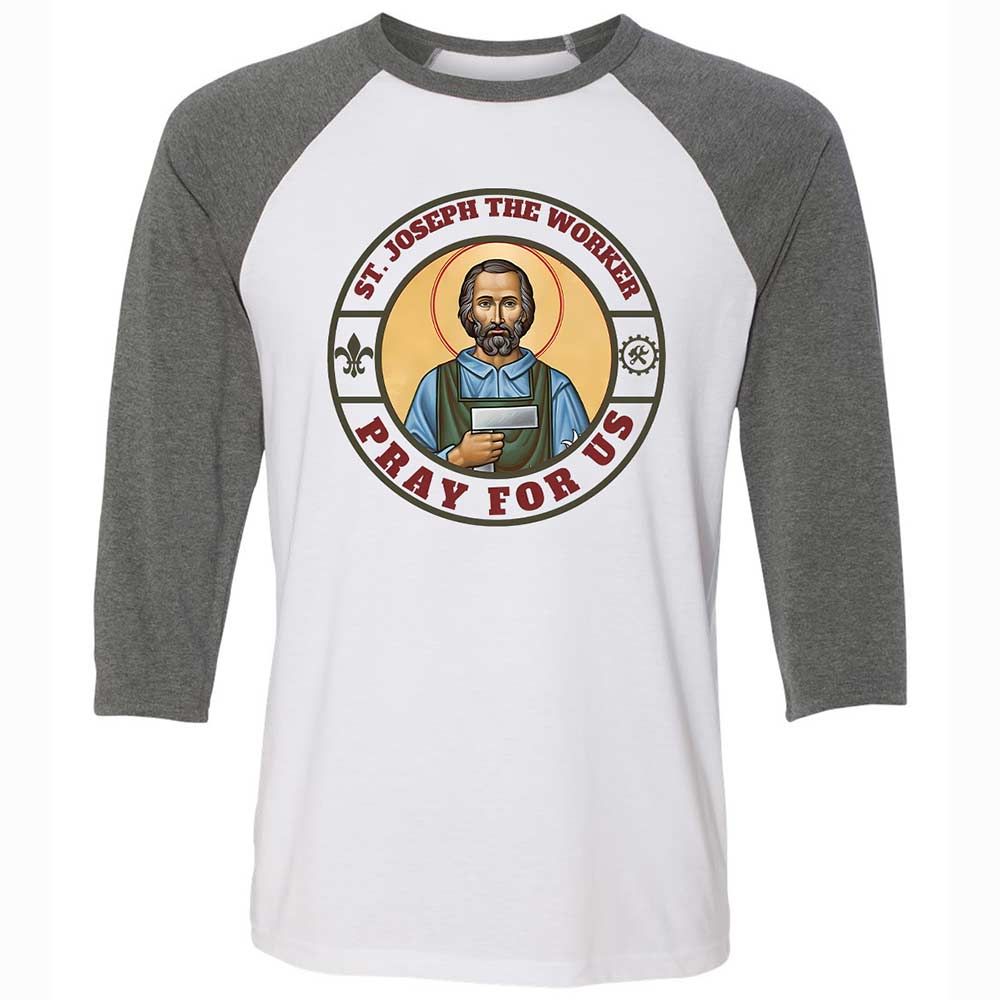 Pray for Us - White/Deep Heather - 11