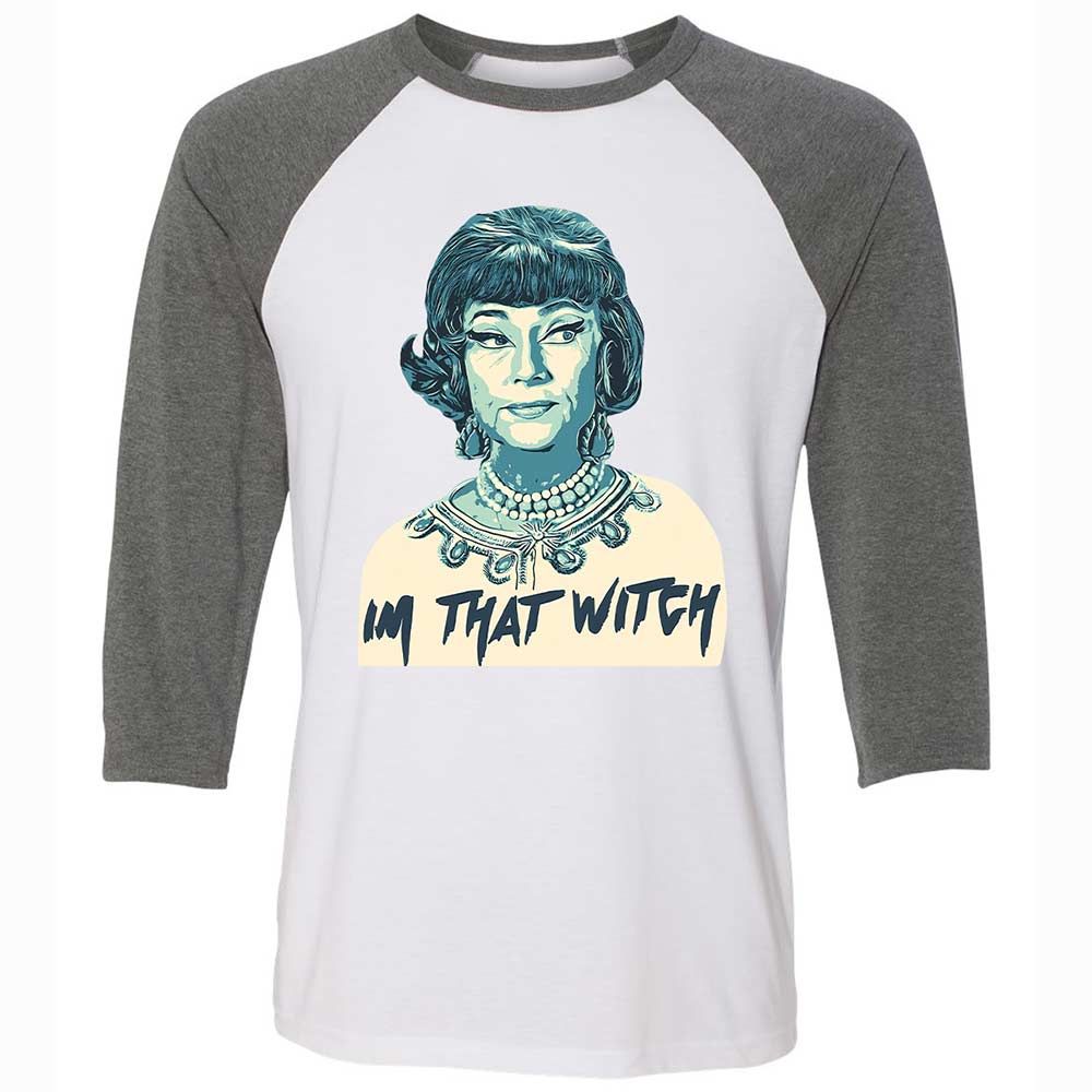 I'm that witch - White/Deep Heather - 11