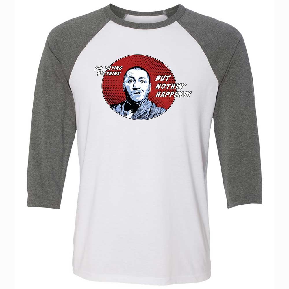 Unisex 3/4 Baseball Tee - TVNG14S4 - White/Deep Heather - 11