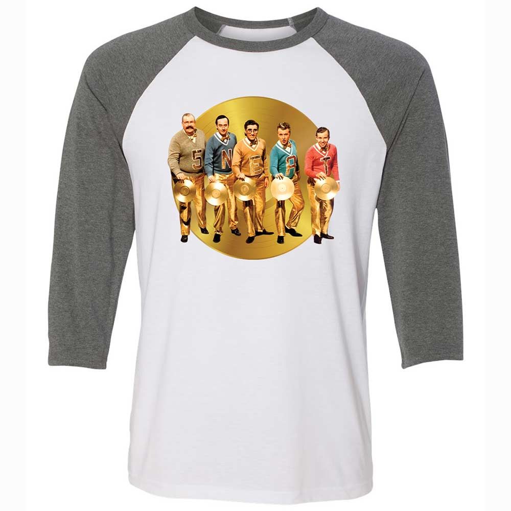 Unisex 3/4 Baseball Tee - S8DXGHAB - White/Deep Heather - 11