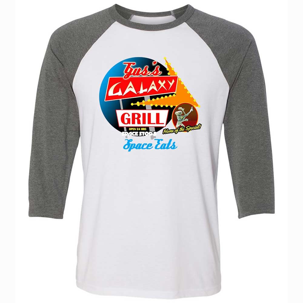 Unisex 3/4 Baseball Tee - BL7RLPRT - White/Deep Heather - 11