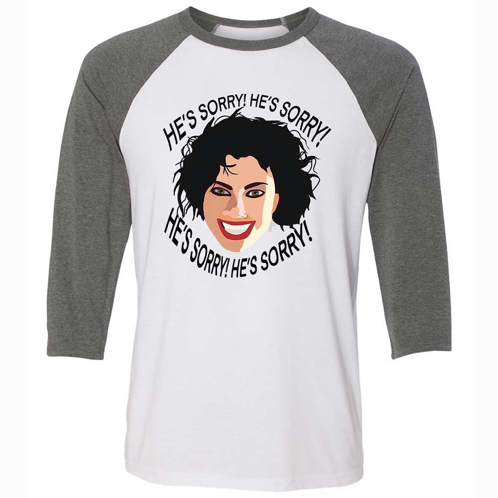 Unisex 3/4 Baseball Tee - XRKF3ZXR - White/Deep Heather - 11