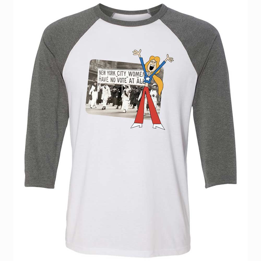 Vote for women - White/Deep Heather - 11