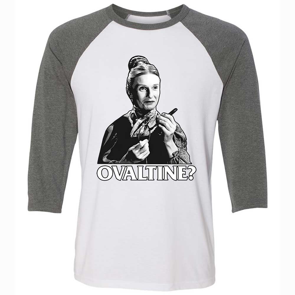 Unisex 3/4 Baseball Tee - QF8ZS3HB - White/Deep Heather - 11