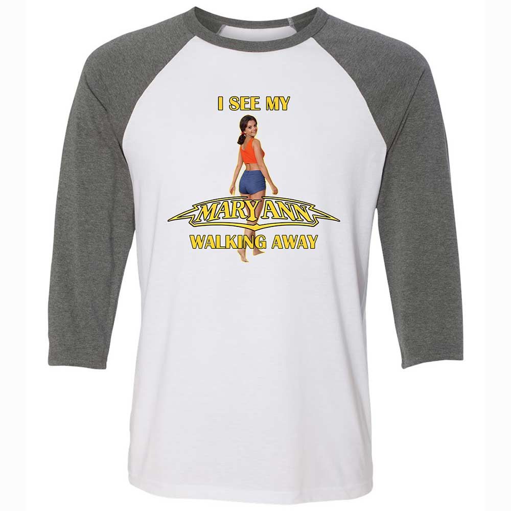 Unisex 3/4 Baseball Tee - 7FTN11ZV - White/Deep Heather - 11