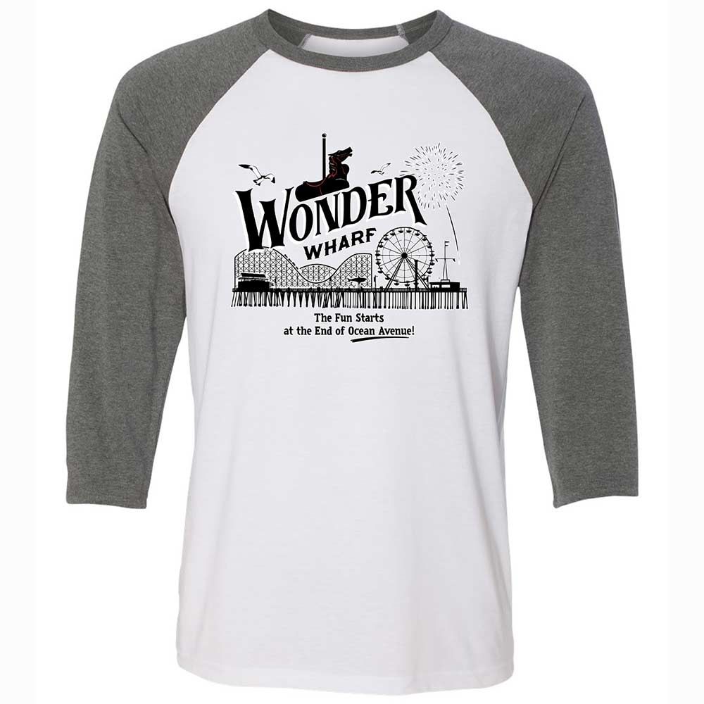 Unisex 3/4 Baseball Tee - NZL3DXX4 - White/Deep Heather - 11