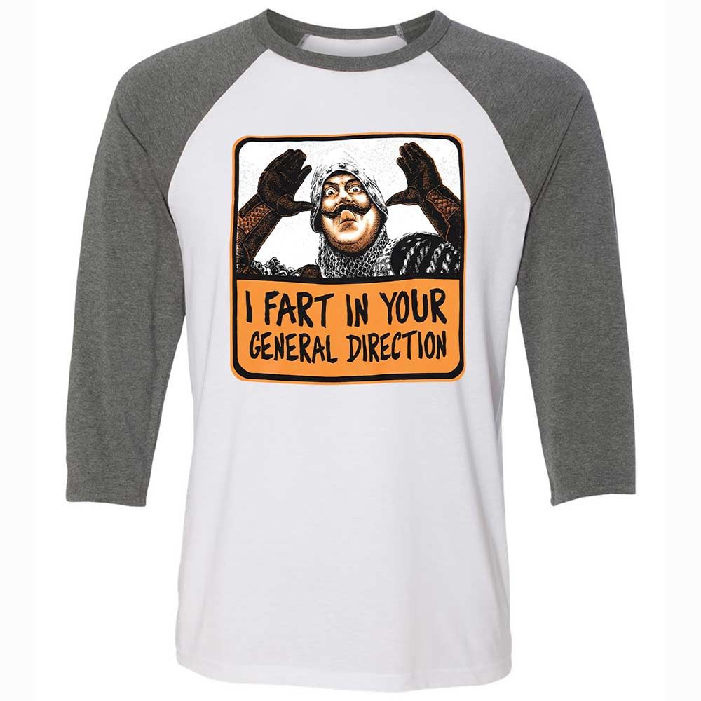 Unisex 3/4 Baseball Tee - DKAGB85D - White/Deep Heather - 11
