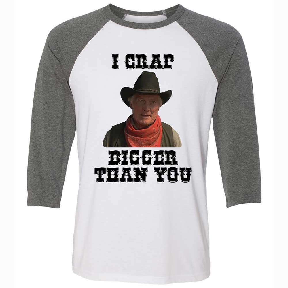 I Crap Bigger Than You - White/Deep Heather - 11