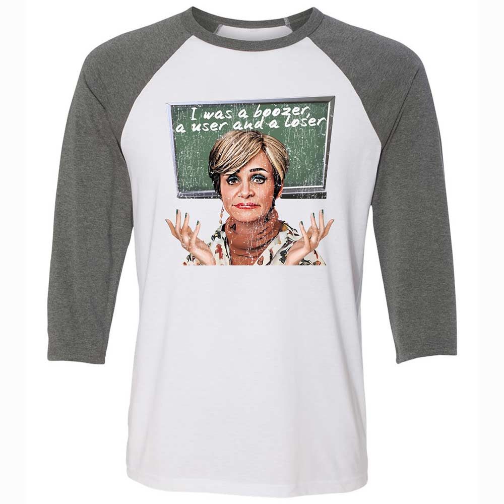 Unisex 3/4 Baseball Tee - X8Y7PK54 - White/Deep Heather - 11
