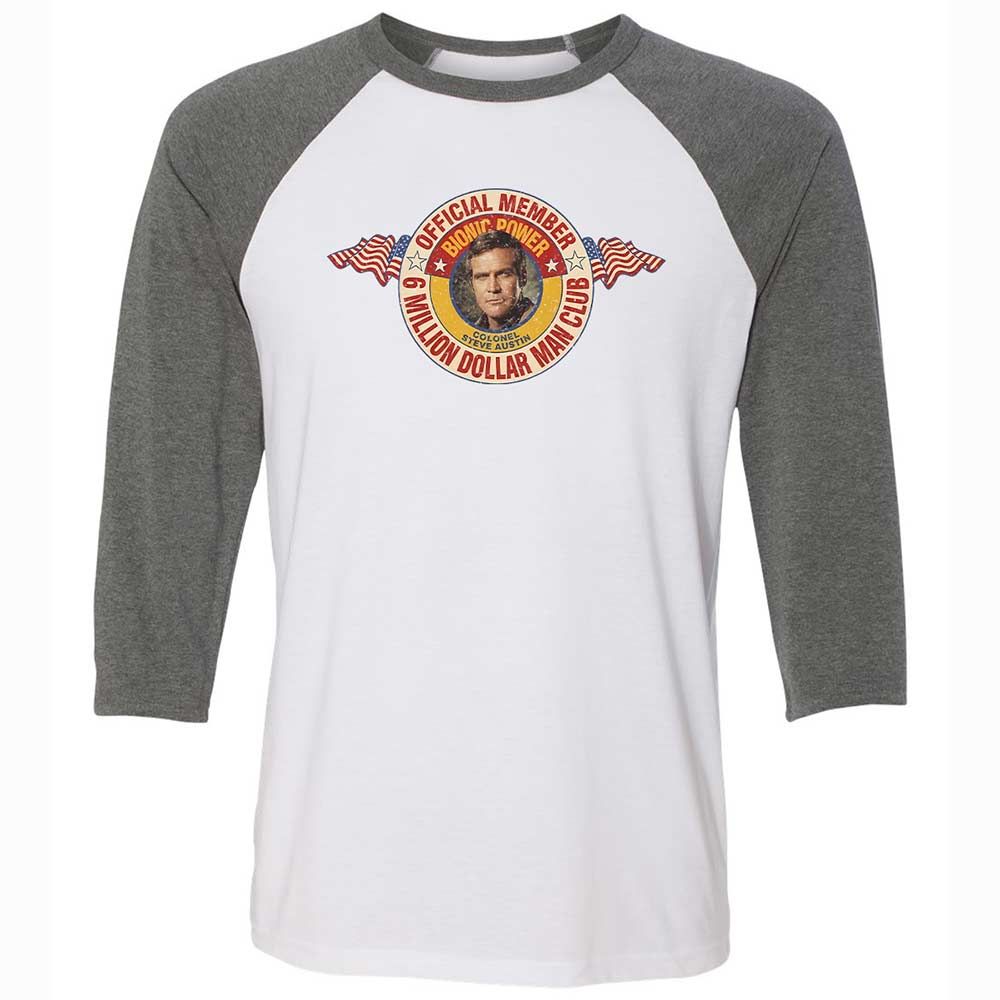 Unisex 3/4 Baseball Tee - 5CAZYRBE - White/Deep Heather - 11