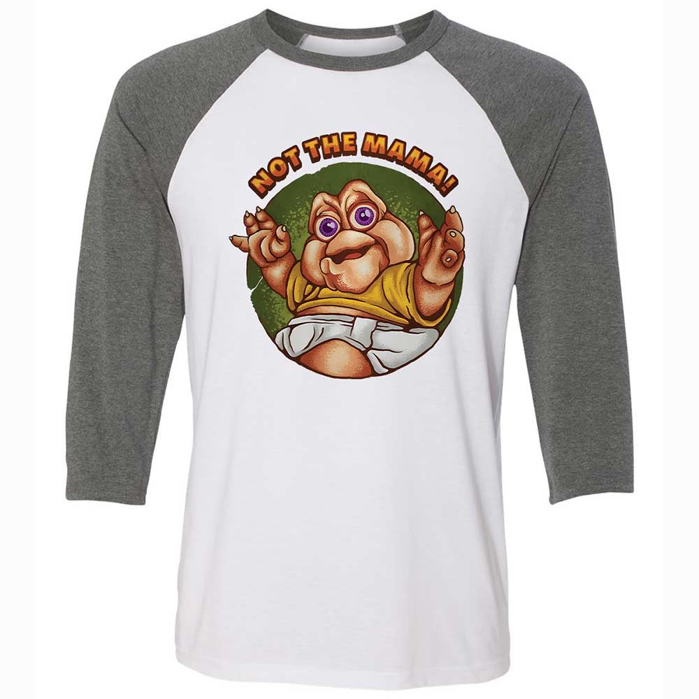 Not The Mama - White/Deep Heather - 11