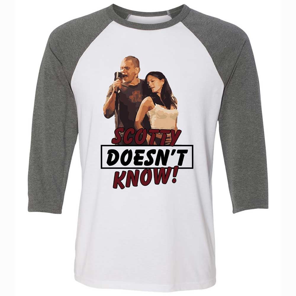 He Doesn't Know - White/Deep Heather - 11