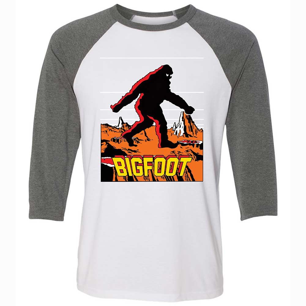 Unisex 3/4 Baseball Tee - SXU897H6 - White/Deep Heather - 11