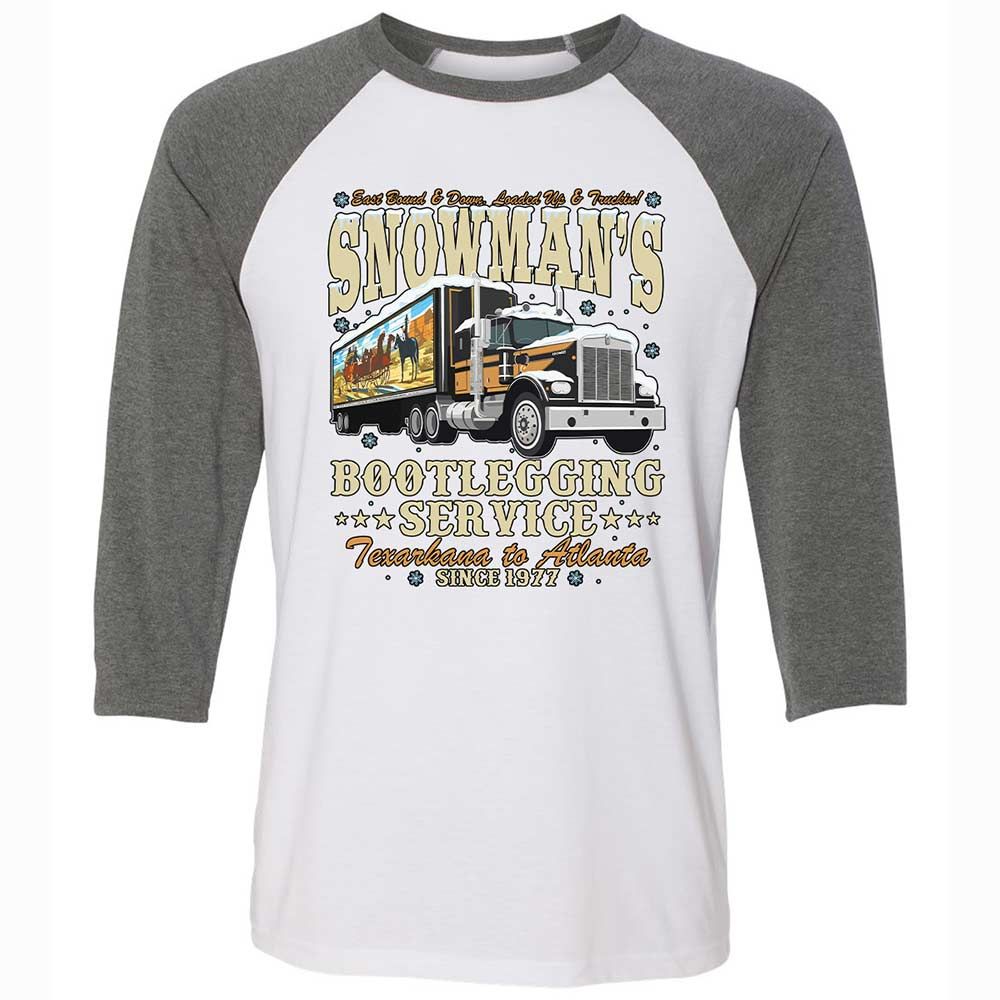 Snowman's Bootlegging Service - White/Deep Heather - 11