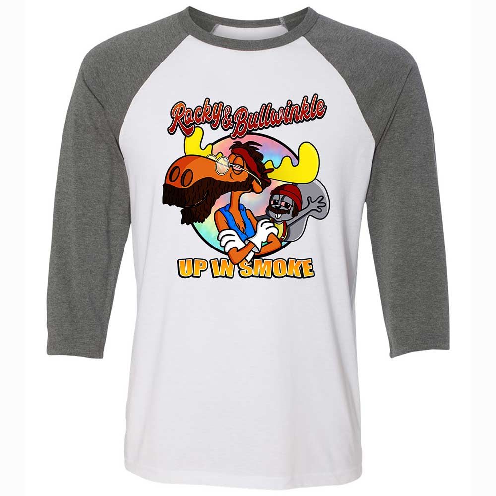 Funny Up In Smoke - White/Deep Heather - 11