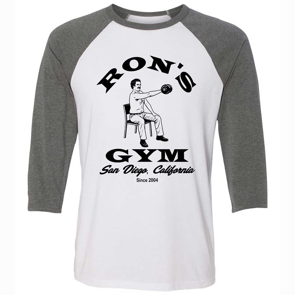Unisex 3/4 Baseball Tee - 1R34SE9J - White/Deep Heather - 11