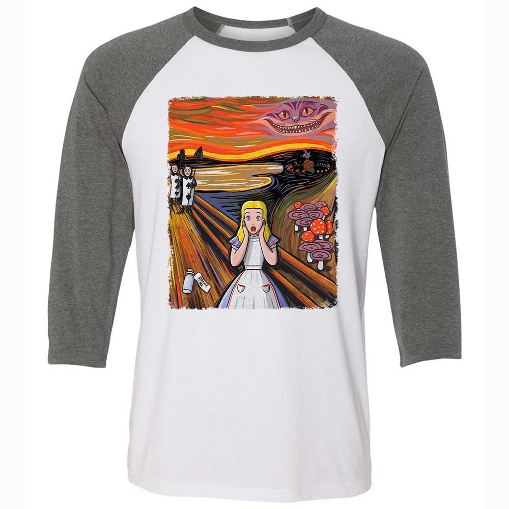 Alice in Screamland - White/Deep Heather - 11