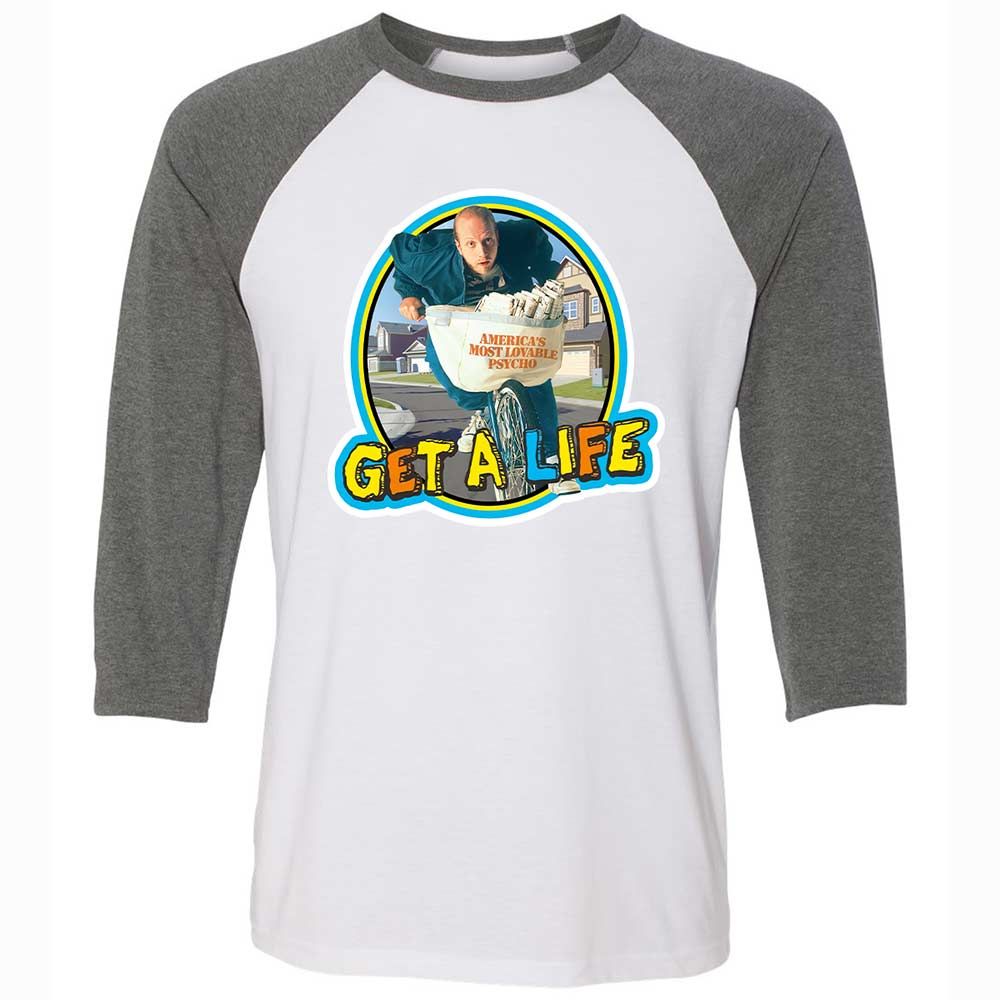 Unisex 3/4 Baseball Tee - CU1XUME8 - White/Deep Heather - 11