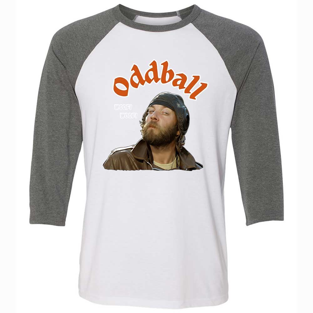 Unisex 3/4 Baseball Tee - 522YDU4W - White/Deep Heather - 11
