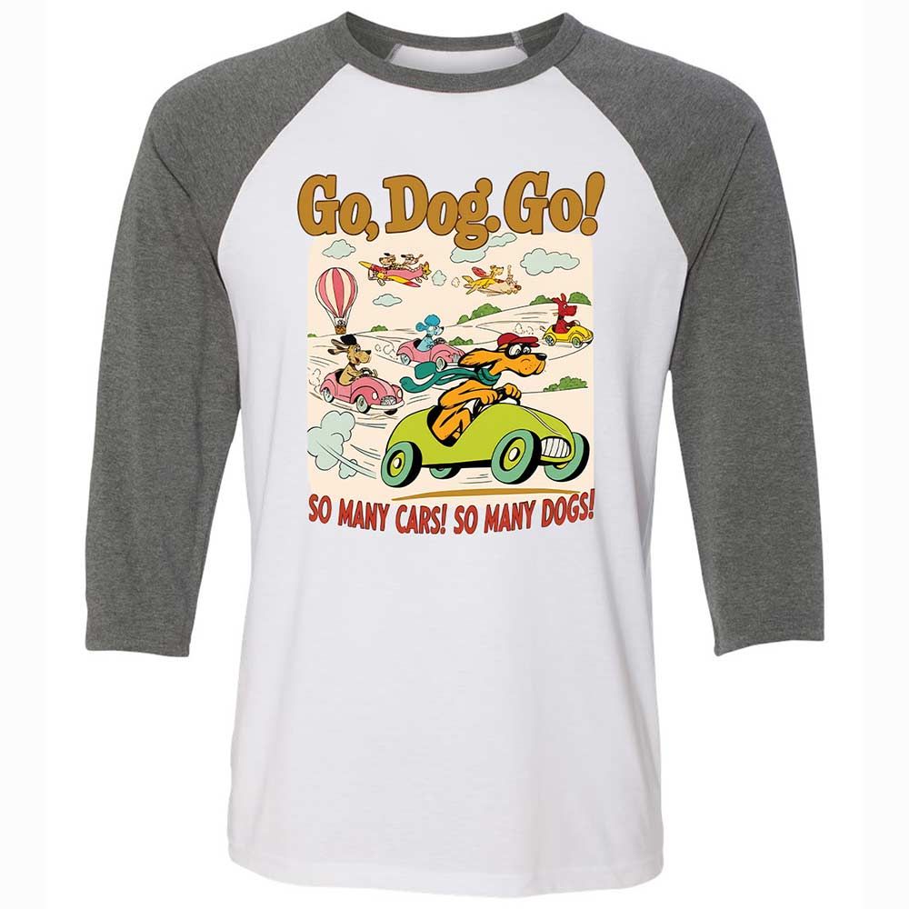 Unisex 3/4 Baseball Tee - FQ62GGSD - White/Deep Heather - 11
