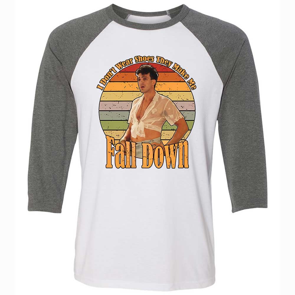 Unisex 3/4 Baseball Tee - Z3E114KV - White/Deep Heather - 11