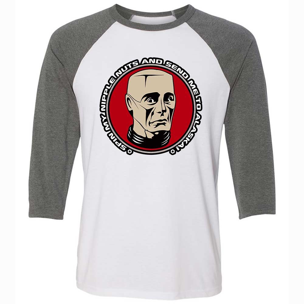 Unisex 3/4 Baseball Tee - 1WRQ2HGK - White/Deep Heather - 11