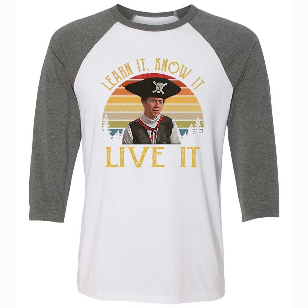 Unisex 3/4 Baseball Tee - SA92MQD9 - White/Deep Heather - 11