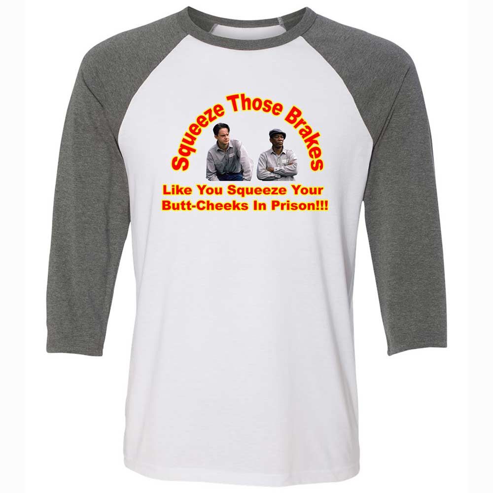 Unisex 3/4 Baseball Tee - L51KWDWG - White/Deep Heather - 11