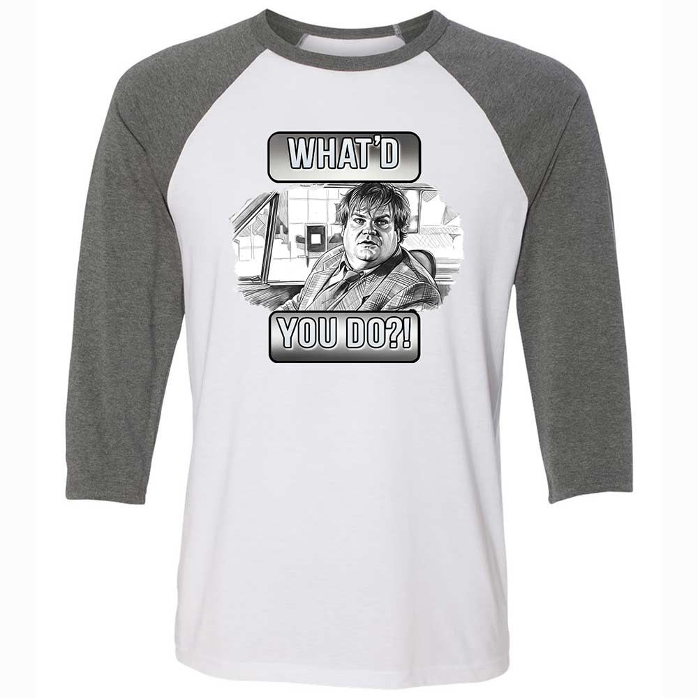 Unisex 3/4 Baseball Tee - G4ECGWT4 - White/Deep Heather - 11