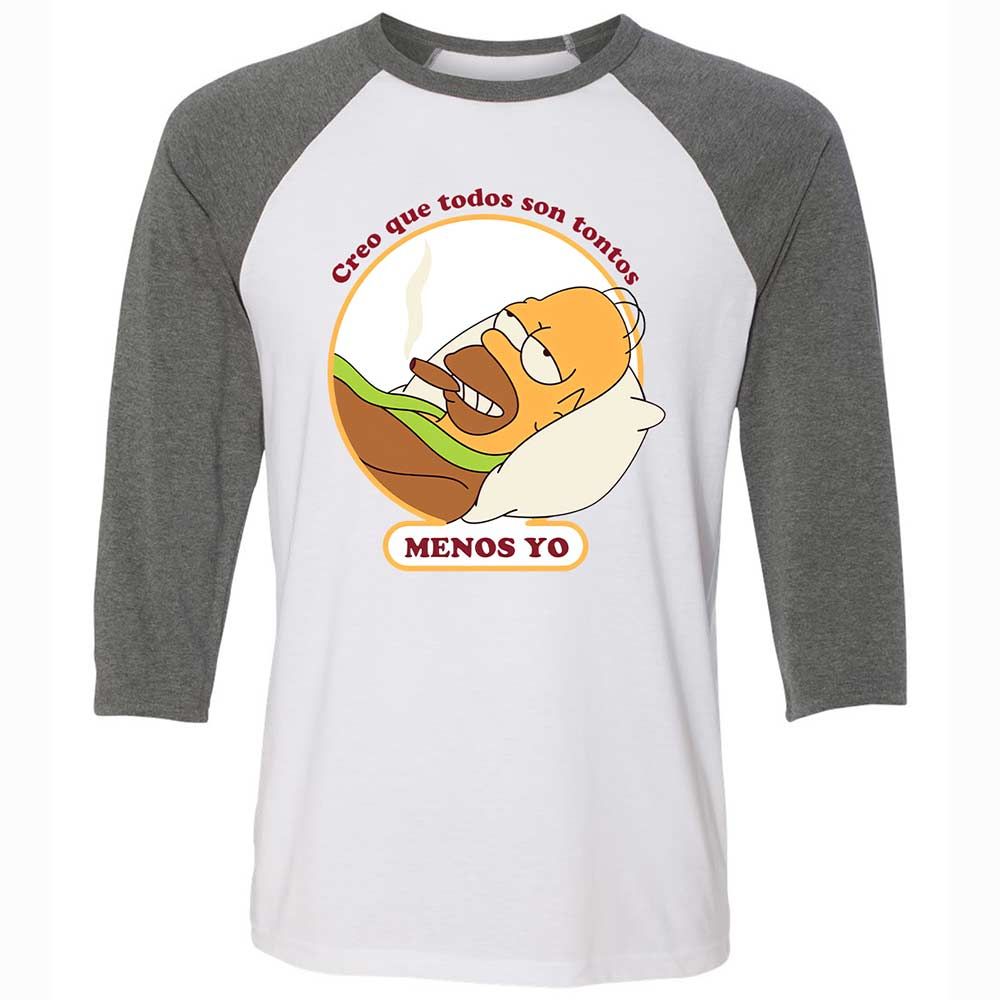 Everyone's stupid except me - White/Deep Heather - 11