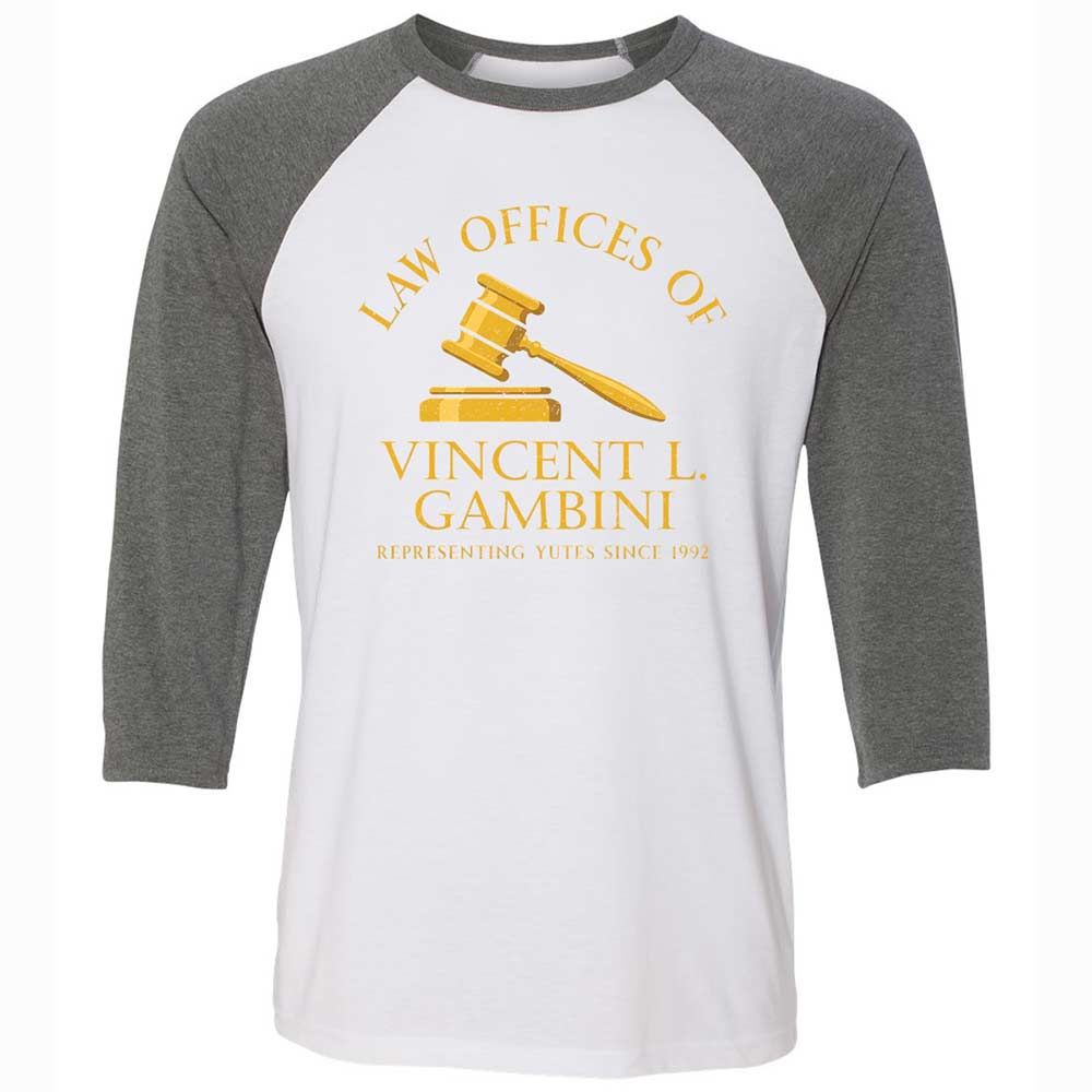 Unisex 3/4 Baseball Tee - KKH6J5LP - White/Deep Heather - 11