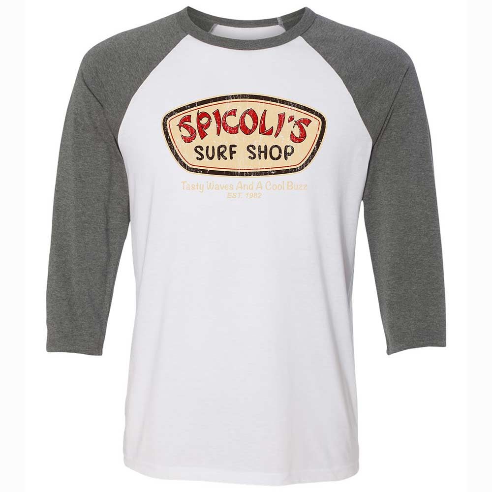 Unisex 3/4 Baseball Tee - MQ3HAT2R - White/Deep Heather - 11