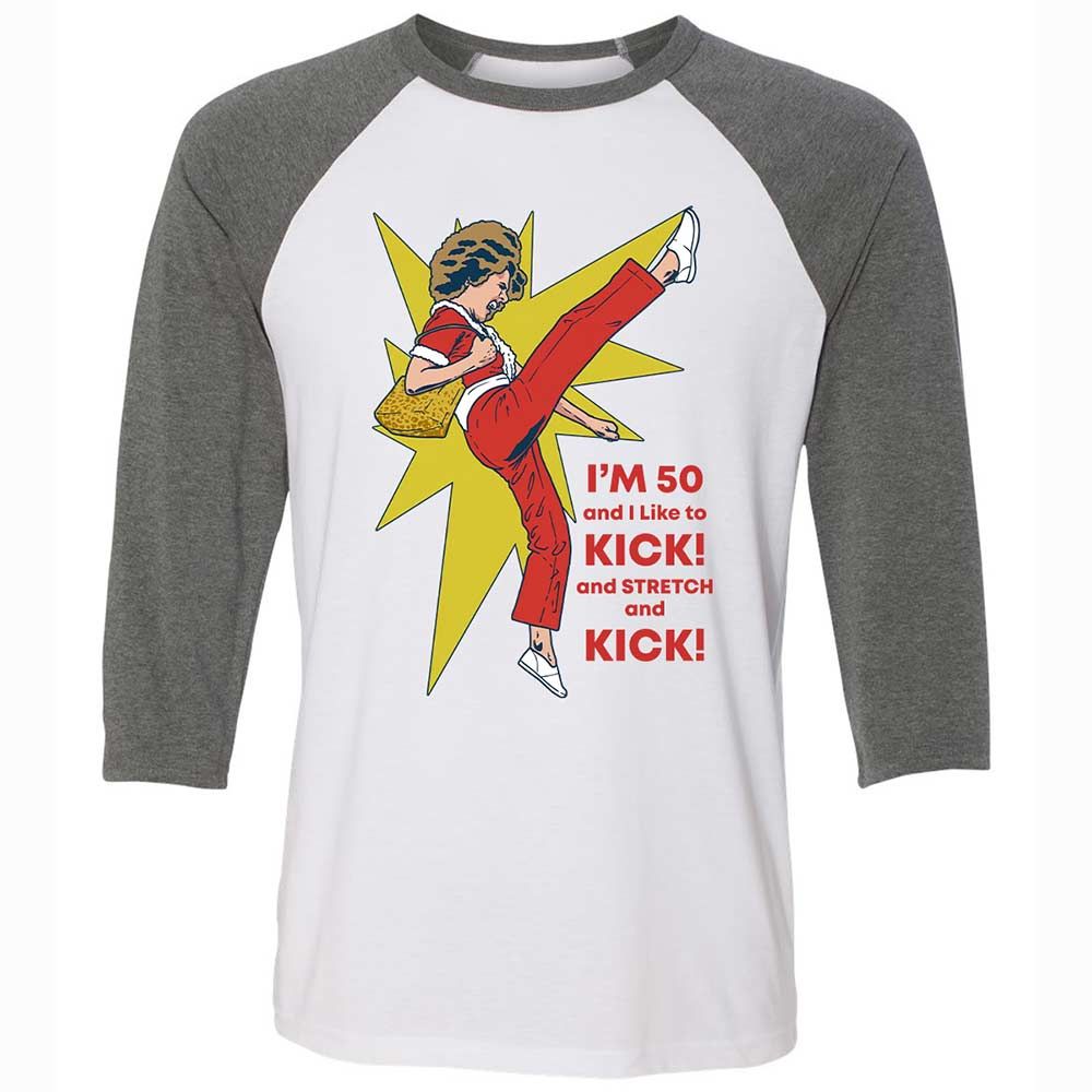 Unisex 3/4 Baseball Tee - 2H5CEKH7 - White/Deep Heather - 11