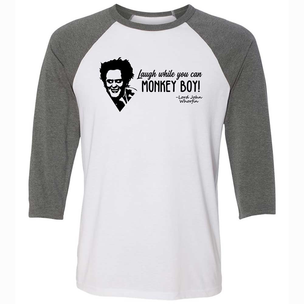 Laugh while you can - White/Deep Heather - 11