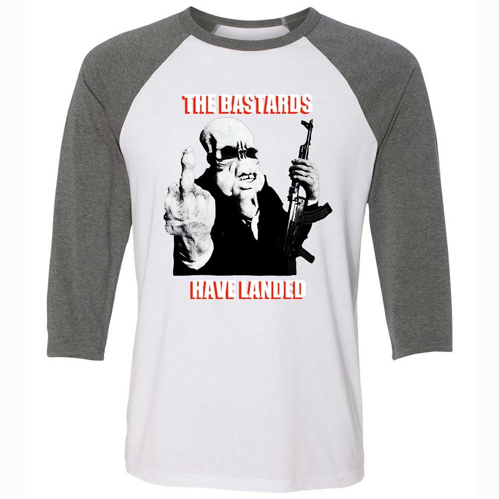 The Bastards Have Landed - White/Deep Heather - 11