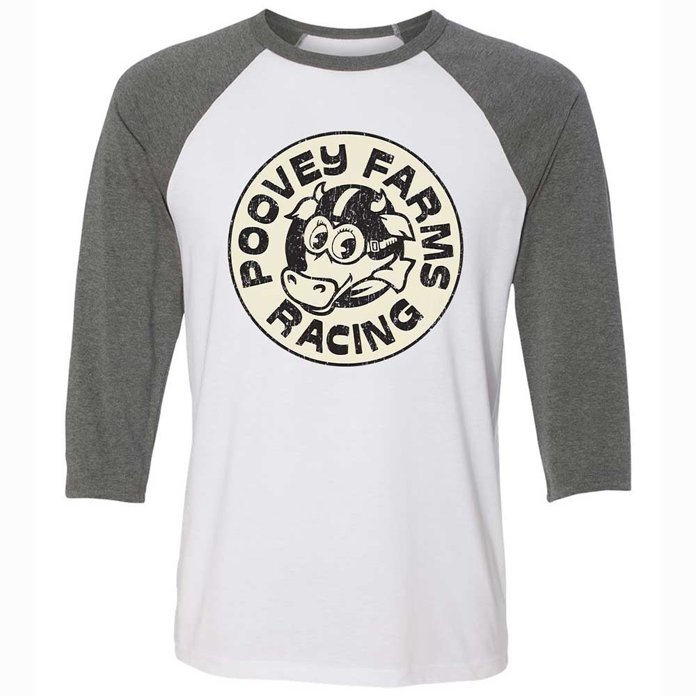 Unisex 3/4 Baseball Tee - JGSN6YJN - White/Deep Heather - 11