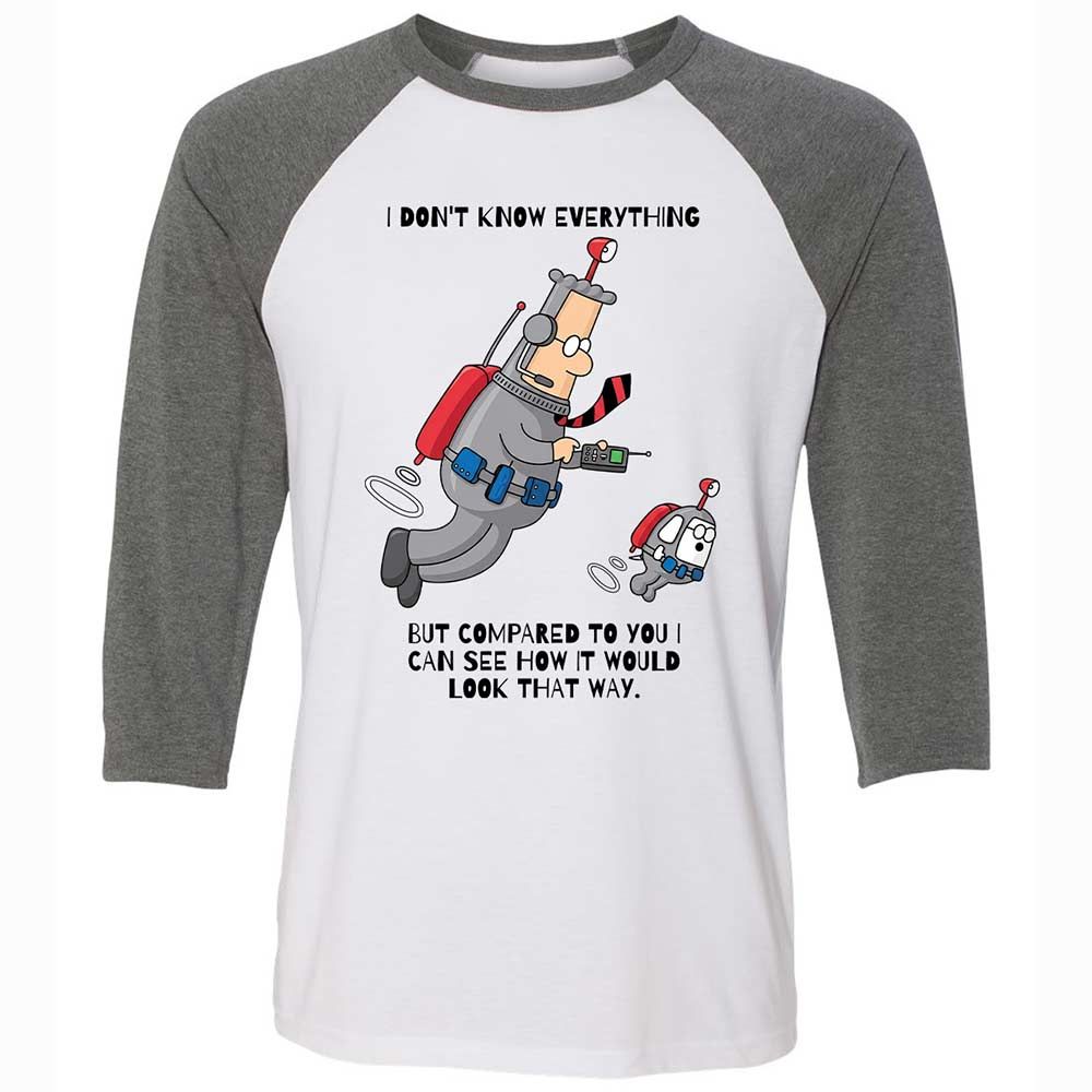 I don't know everything - White/Deep Heather - 11