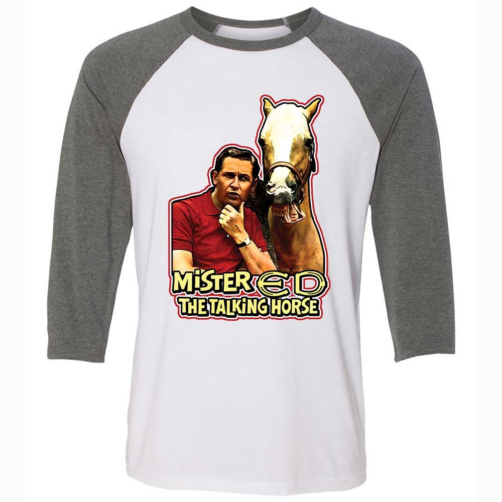Mister Ed the Talking Horse - White/Deep Heather - 11