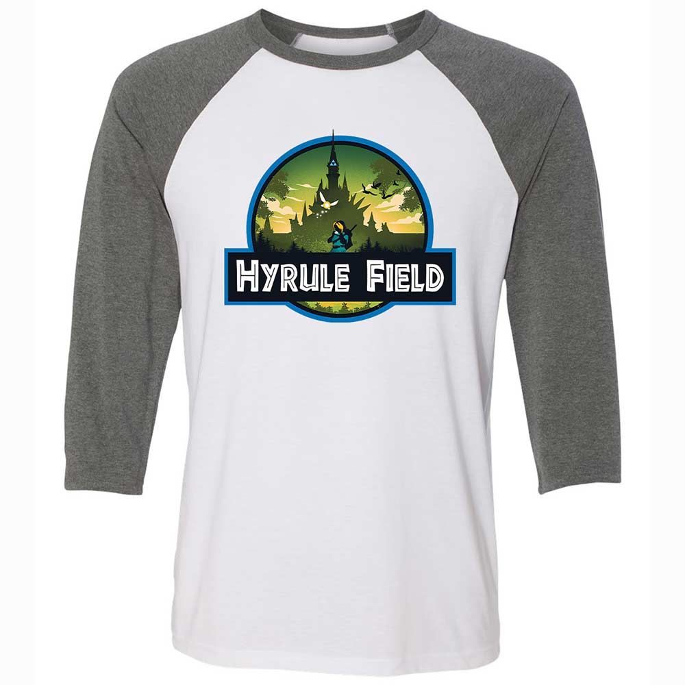 Unisex 3/4 Baseball Tee - 3ECFV8G6 - White/Deep Heather - 11