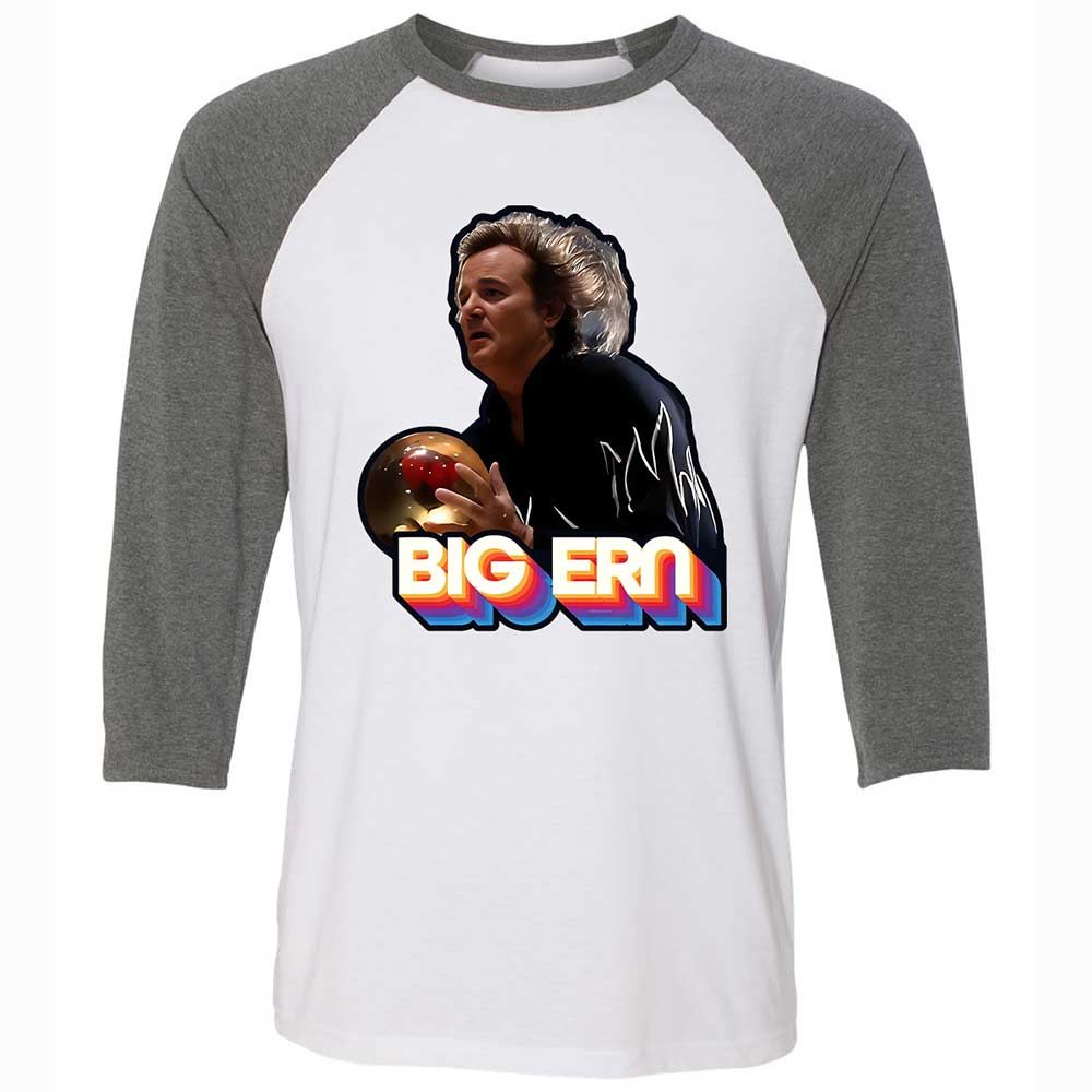 Unisex 3/4 Baseball Tee - 6E7AD22B - White/Deep Heather - 11