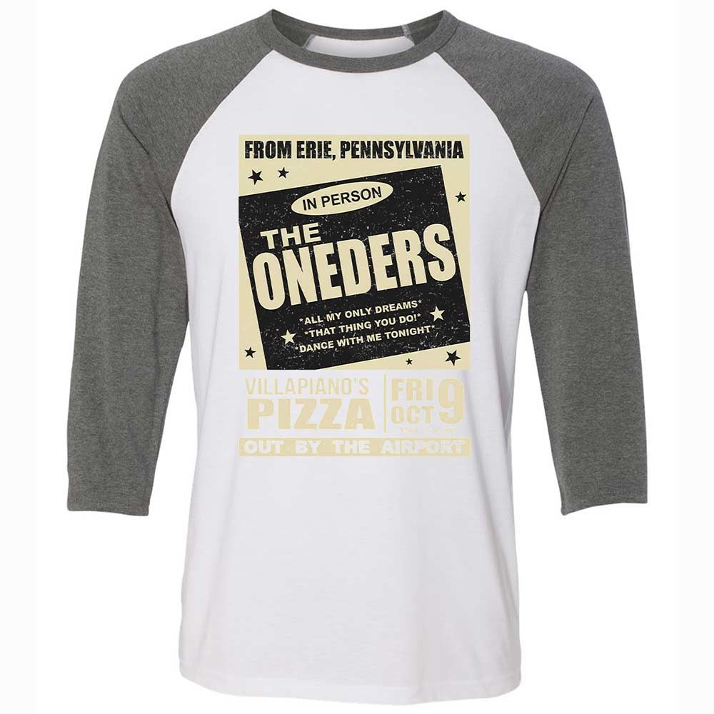 Unisex 3/4 Baseball Tee - JK4TA9YA - White/Deep Heather - 11