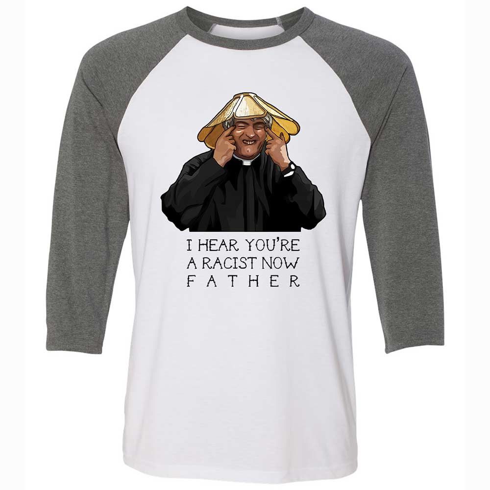 Unisex 3/4 Baseball Tee - G3M8BYR3 - White/Deep Heather - 11