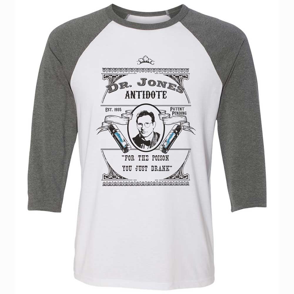 Unisex 3/4 Baseball Tee - 98W2K8HK - White/Deep Heather - 11
