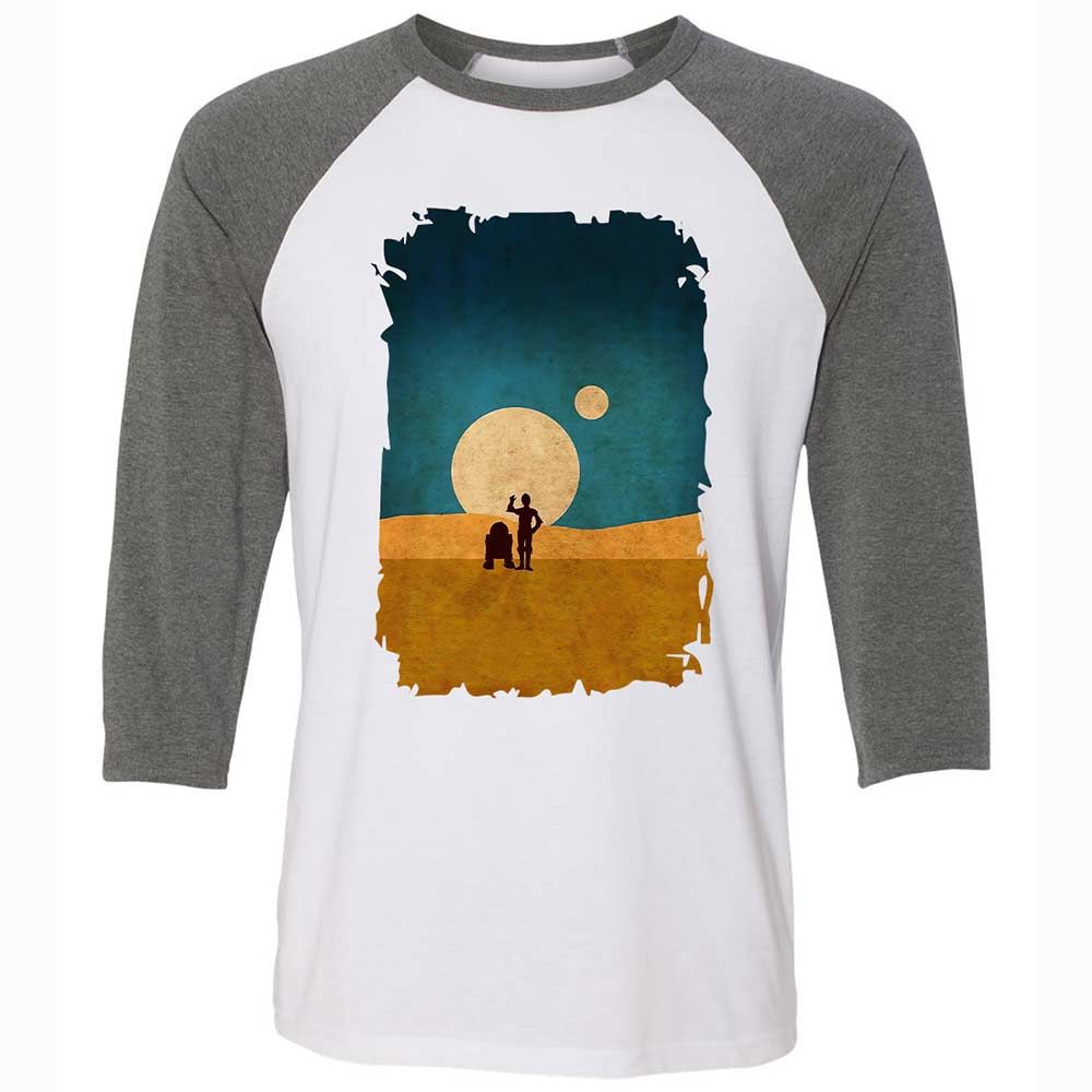 Droids In The Dunes - White/Deep Heather - 11