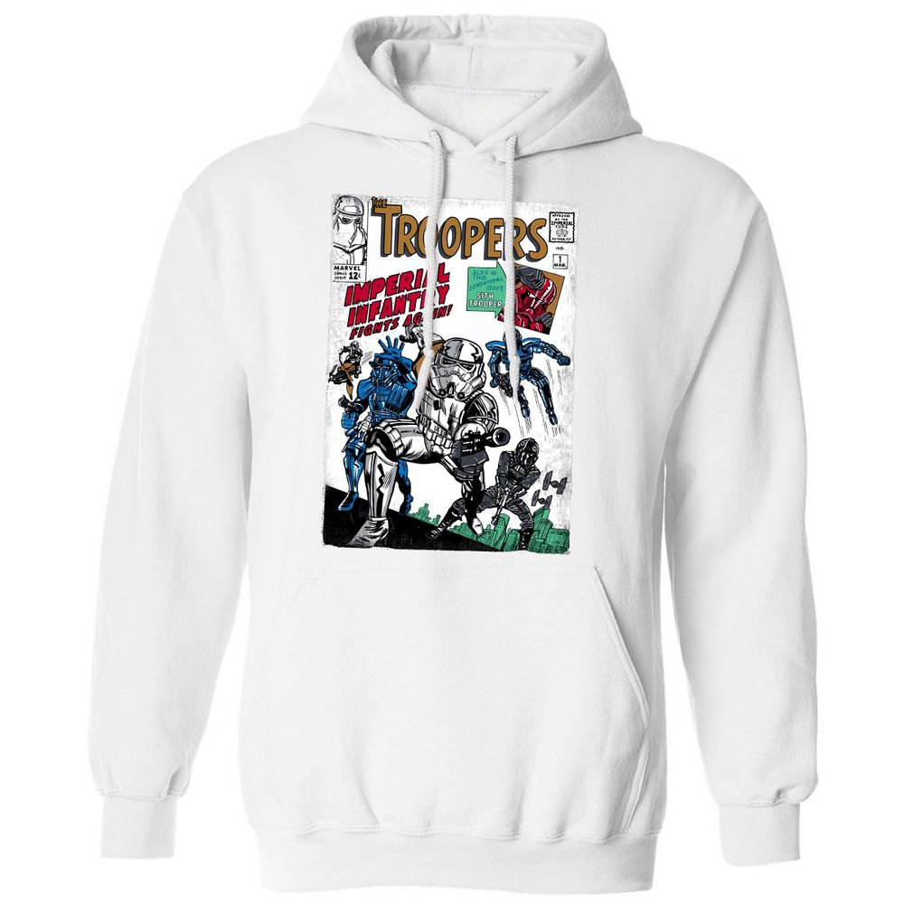 Classic Unisex Hoodie - UX3KKTC8 - White - 11