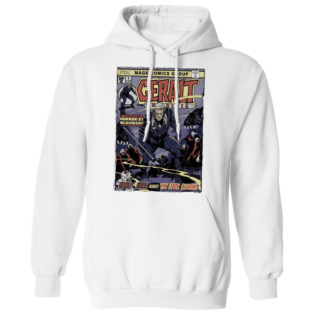 Classic Unisex Hoodie - 3ZUD3SDK - White - 11