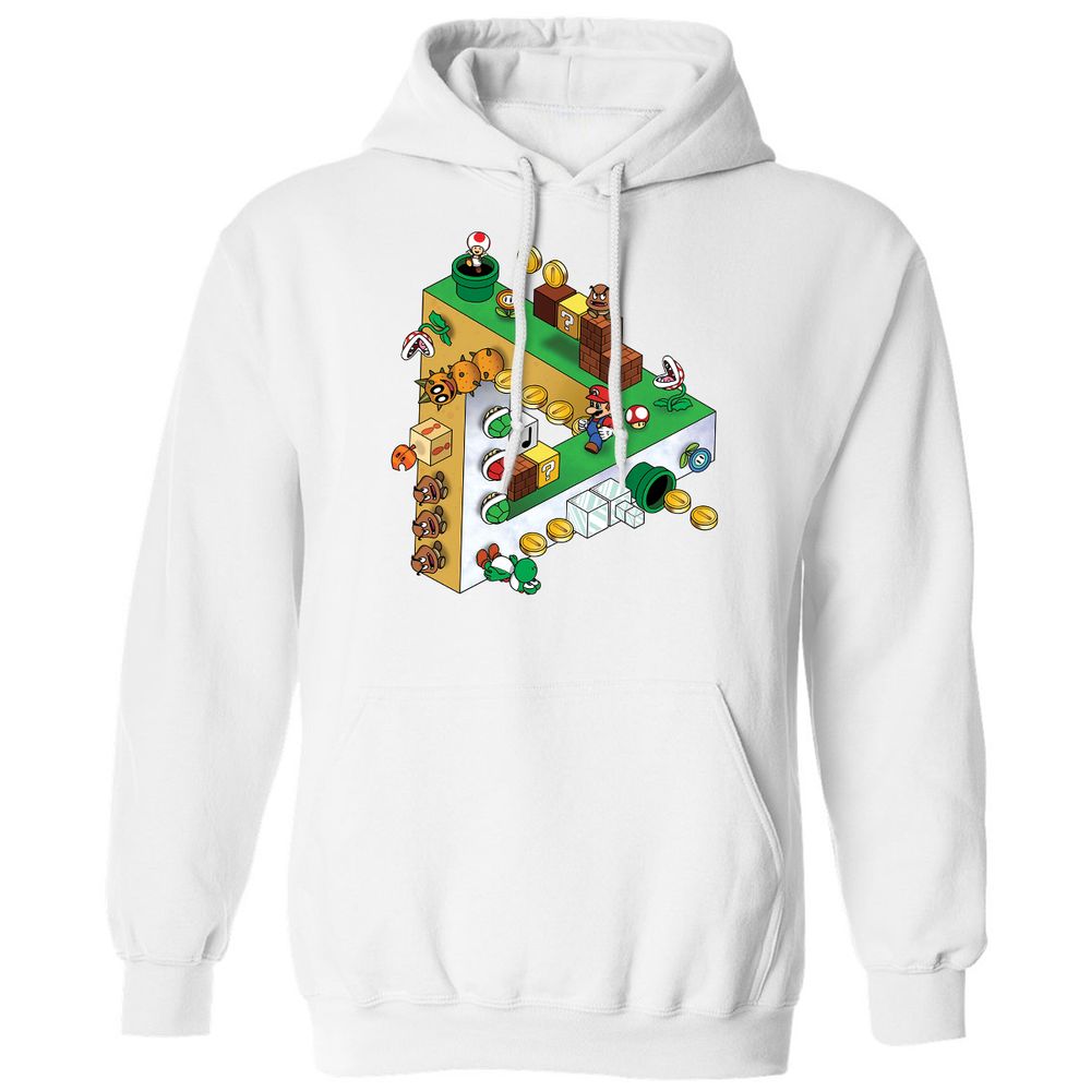 Classic Unisex Hoodie - 4ESES9A8 - White - 11