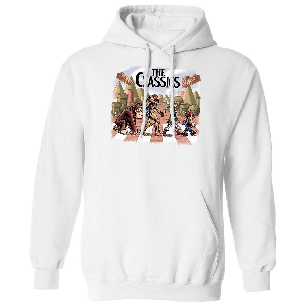 Classic Unisex Hoodie - P1G65DSD - White - 11