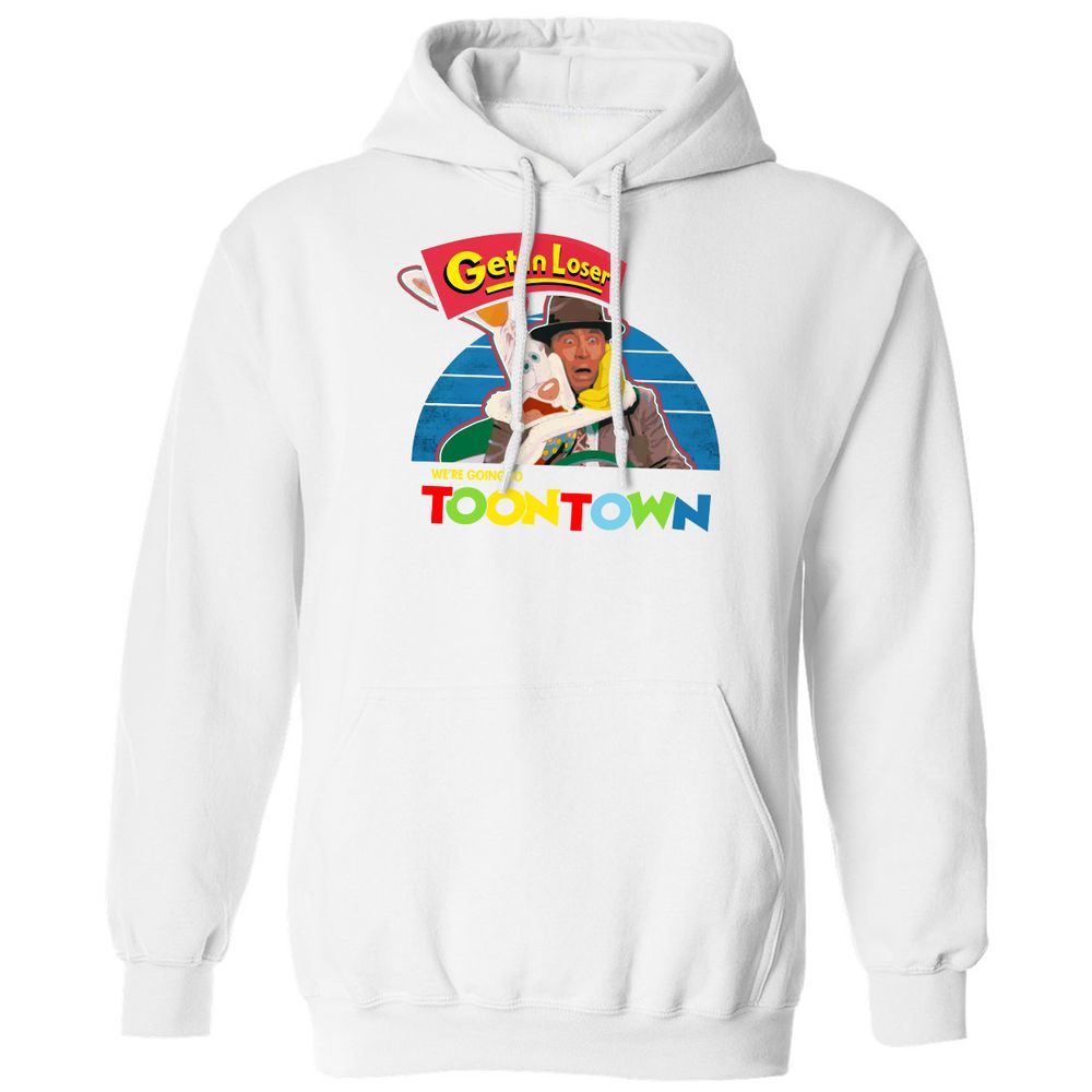 Classic Unisex Hoodie - QSCJLXMW - White - 11