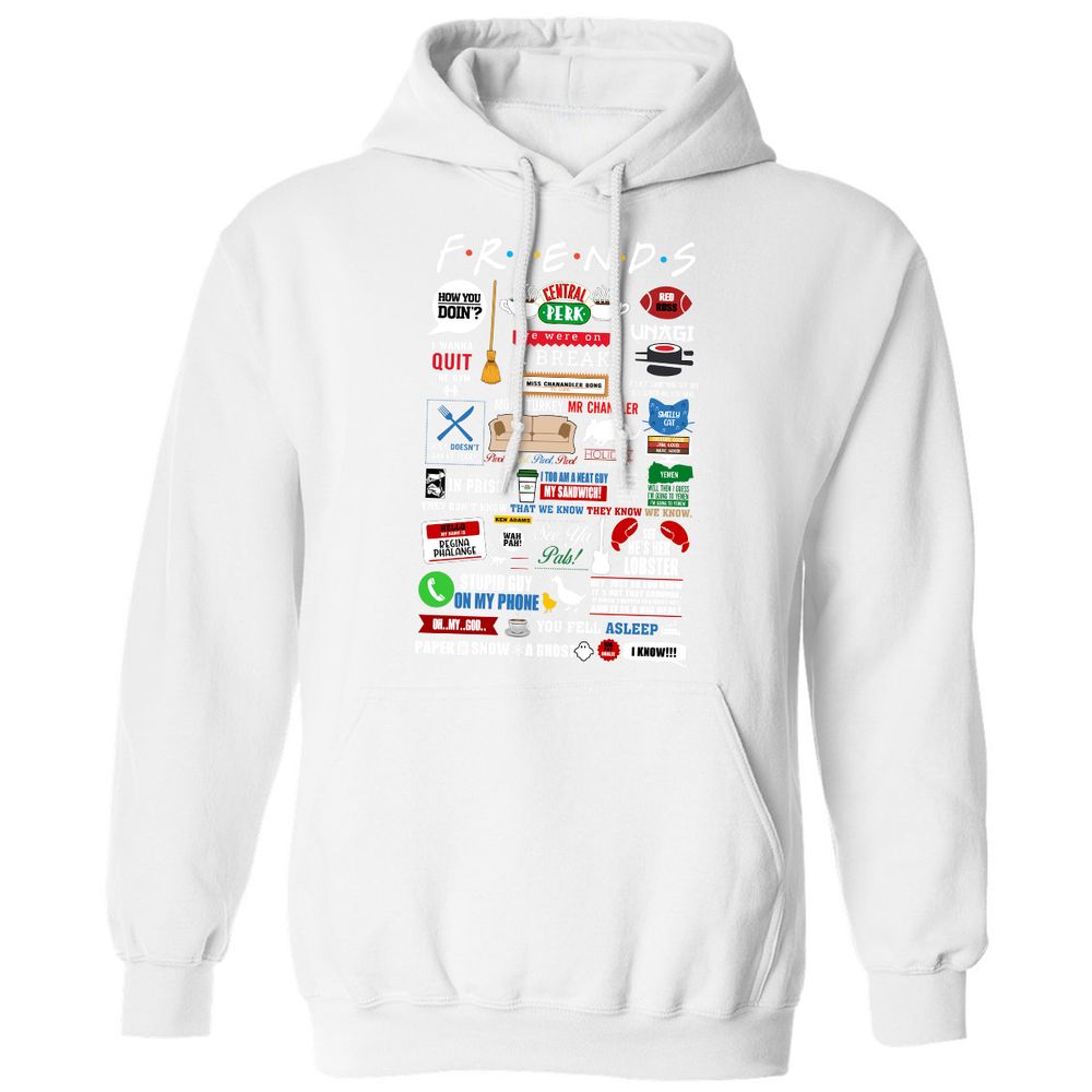 Classic Unisex Hoodie - QU5ZY4EX - White - 11